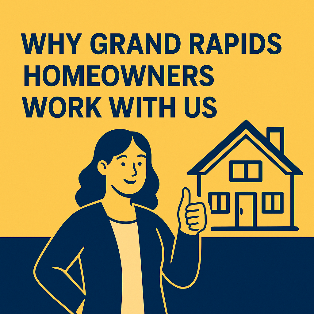 Grand Rapids homeowner choosing a local cash home buyer for fast, stress-free house sale in Michigan
